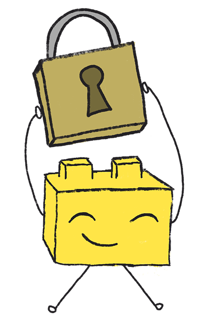 Ícono Domus sosteniendo un candado